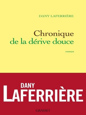 cover image of Chronique de la dérive douce